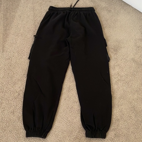 Garage black cargo jogger